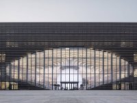 時(shí)尚大氣圖書(shū)館展覽展示室內(nèi)效果-1315-06