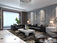 歐式風格家居裝修裝飾室內(nèi)設計效果-A709-2
